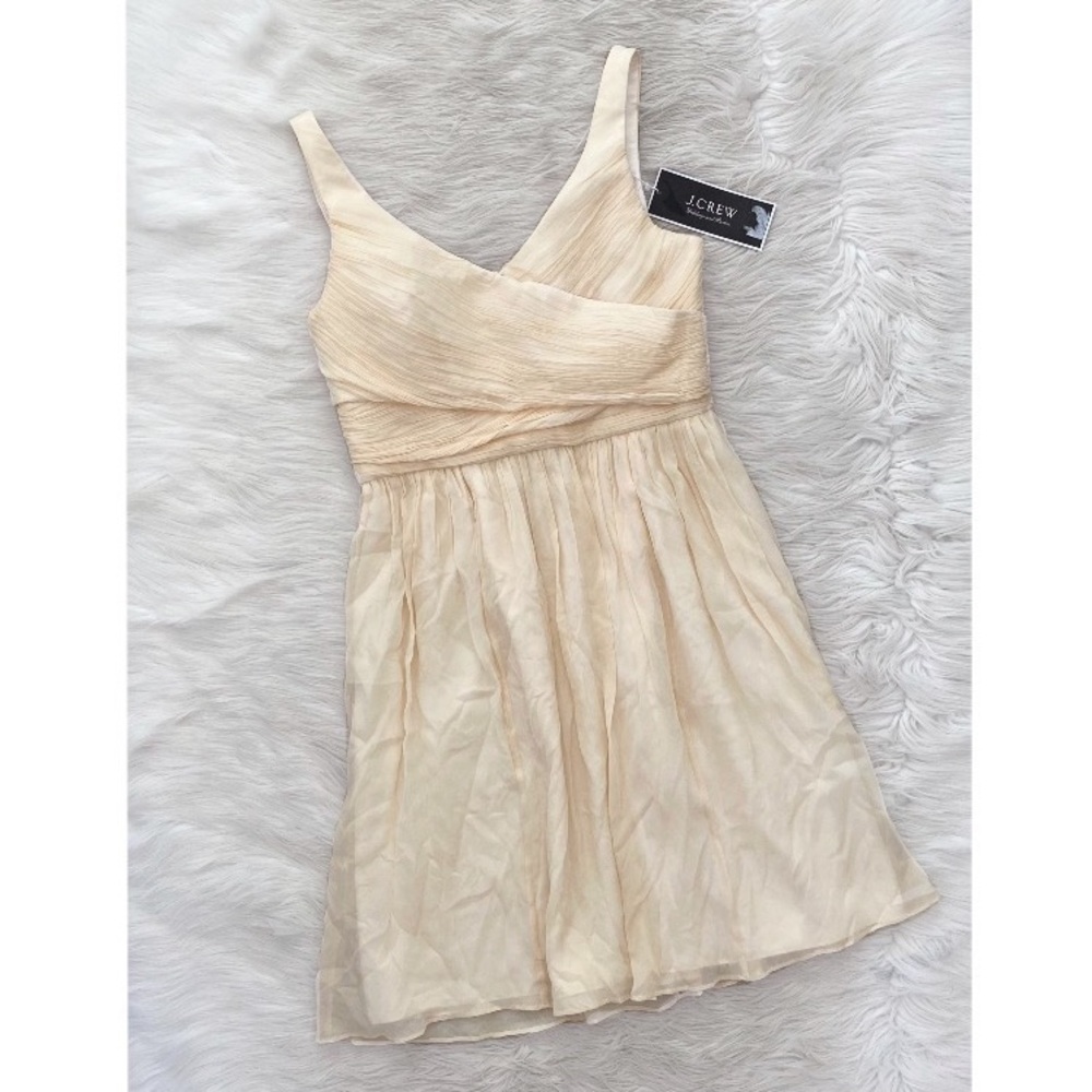 J. Crew Cream Mini Dress